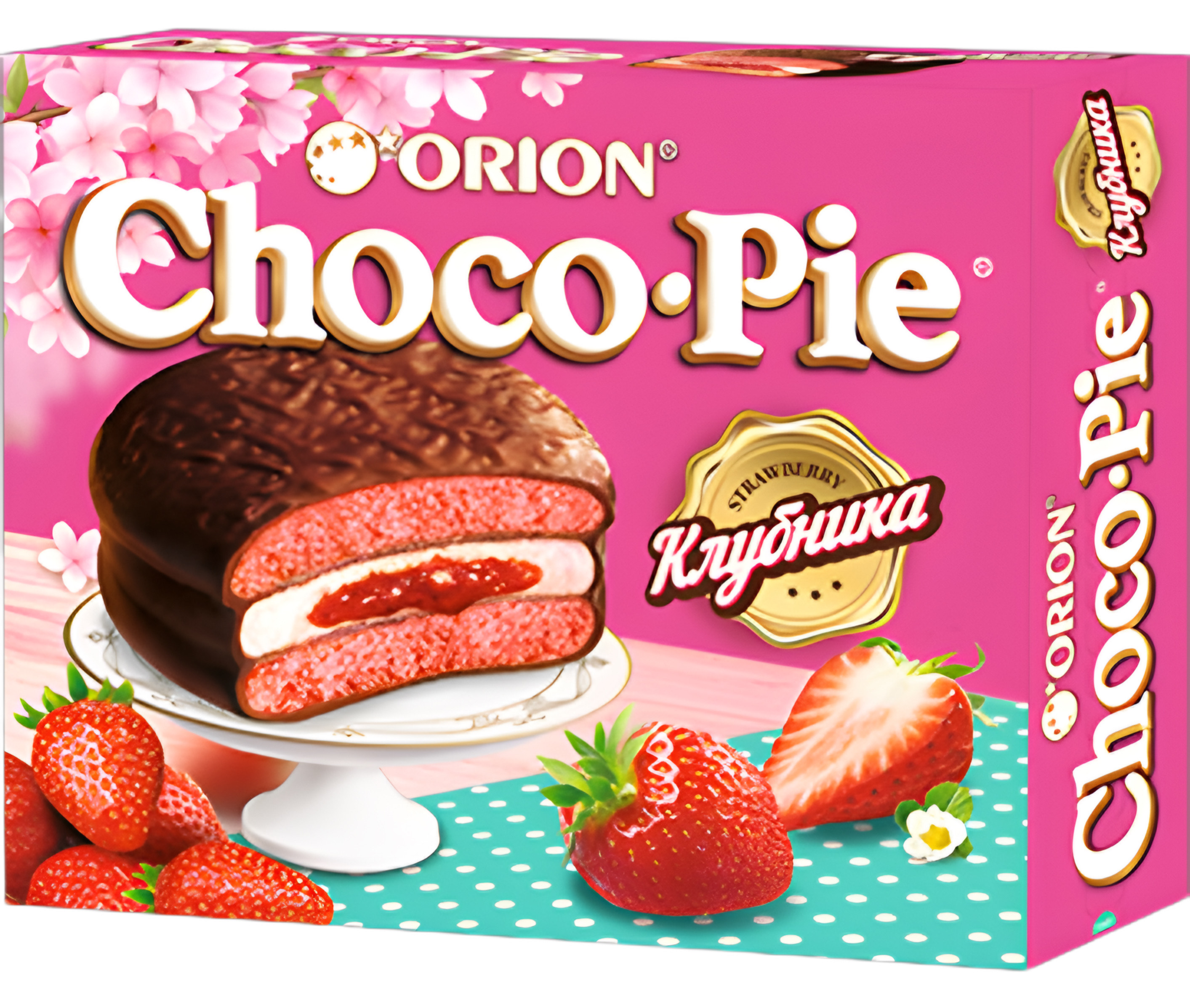 Choco Pie Jahoda 12*30g Orion