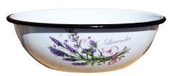 Smaltovaná mísa Levandule 1,5L