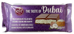 Dubajská čokoláda s kokosovým krémem 90 g Elit