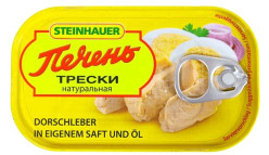 Tresčí játra 120g Steinhauer