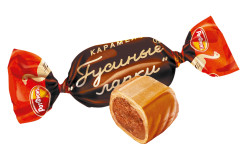 HUSÍ LAPKÍ karamel s ořechovou pastou