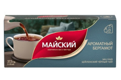 Černý čaj Aromatický bergamot 37,5g (25×1,5g) Mayskiy