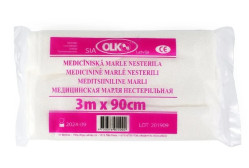 Nesterilní krytí z gázy 3mx90cm OLKO