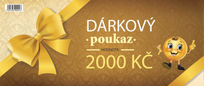 Dárkový poukaz 2000Kč