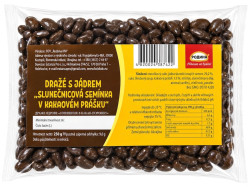 Dražé s jádrem „Slunečnicová semínka v kakaovém prášku“ 250g Rodyna