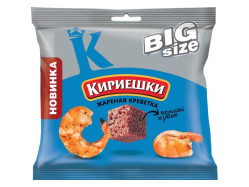 Sucharky s příchutí smažené krevety 80?g Kiriešky