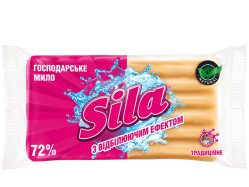 Prací mýdlo s bělícím účinkem 72% 200g Sila