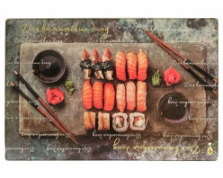 Skleněné kuchyňské prkénko 30×20 cm Dlya kosmicheskich bljud