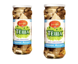 Nakládané houby mix Lackmann 315g