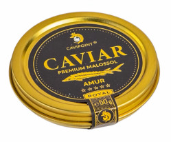 Kaviár černý Royal Diamand 50g (plech) Cavipoint
