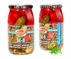 Assorti cherry rajcata a okurky M-3 900g Lackmann