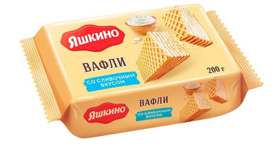 Oplatky s mléčnou náplní 200g Yaškino