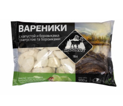Vareniky se zelím a houbami 900g Mooroz