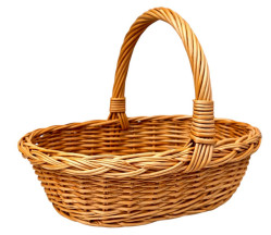 Velikonoční košík přírodní S