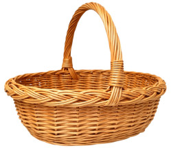 Velikonoční košík přírodní M