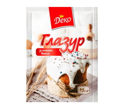 Cukrová poleva s vanilkovou příchutí 75 g Deko