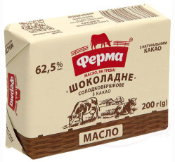 Čokoládové máslo 62,5% 180 g Ferma