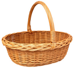 Velikonoční košík přírodní L