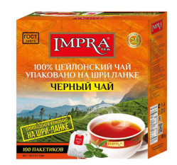 Černý čaj 100% Cejlonský 100×1,5g 150g Impra
