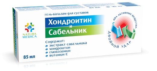 detail Gel-balzám chondroitin a sabelnik 85ml Natura Medica