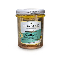 Sajra ve vlastní šťávě s olejem 180g RIGA GOLD