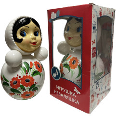 Nevaljaška s kytkami bílá 27cm