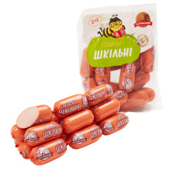 Školní párky z vepřového a hovězího masa SMK