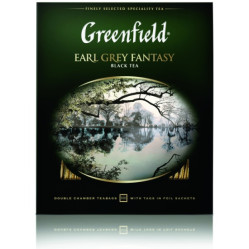 Čaj černý Earl Grey Fantasy 200g (100*2g) Greenfield