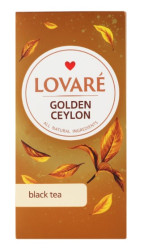 Černý čaj zlatý cejlon 24*2g Lovaré