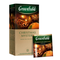 Černý čaj Christmas Mystery 37,5 (25×1,5g) Greenfield