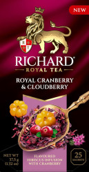 Čaj Royal Cranberry & Cloudberry 25×1,5g Richard