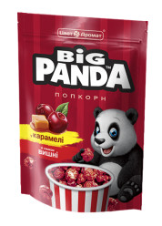 Popcorn v karamelu s višňovou příchutí 90g Big Panda