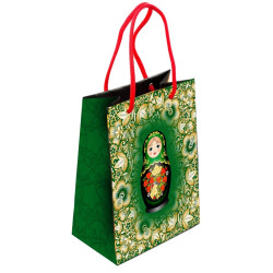 Dárková taška Matreška Izumrud 23cm*18cm