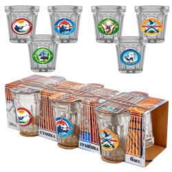 Sada 6 panáku 50ml Okhota