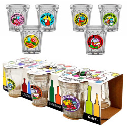 Sada 6 panáku 50ml Prikoly