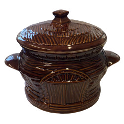 Keramický hrnec 3L Dům