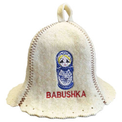 Čepice na banju (saunu) Babuška