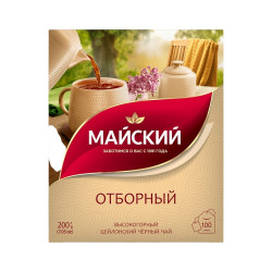 Čaj černý OTBORNY 100*2g Mayskij