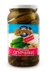 Nakládané okurky s křenem a koprem 430g Kozačok