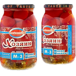 Nakládaná rajčata M-3 Chozjain 430g