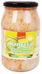 Zelí jemne solené krupavé 600ml Emelja