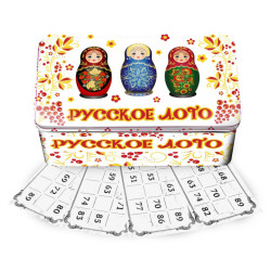 Stolní hra Loto 3 Matrešky Metal Box