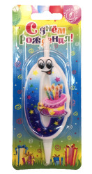 Svíčky na dort 1ks Různé druhy