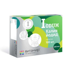 Kalium a jod Vitamir 100tbl Iodum