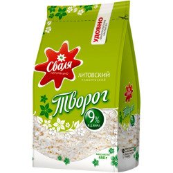 Tvaroh Svalja 9% Latvija 450g
