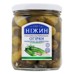 Nakládané okurky 225g Nežin