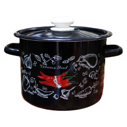 Smaltovaný kastrol 4,5L Pepper