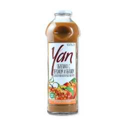 Rakytník s broskví a jablkem Yan 930ml