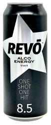 Energetický nápoj Black 0,5L REVO