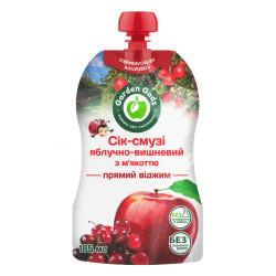 Jablečno-třešňový džus-smoothie s dužinou 185ml Garden Gadz